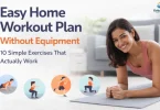 home workout for beginners: easy fitness guide to start at home