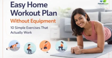home workout for beginners: easy fitness guide to start at home